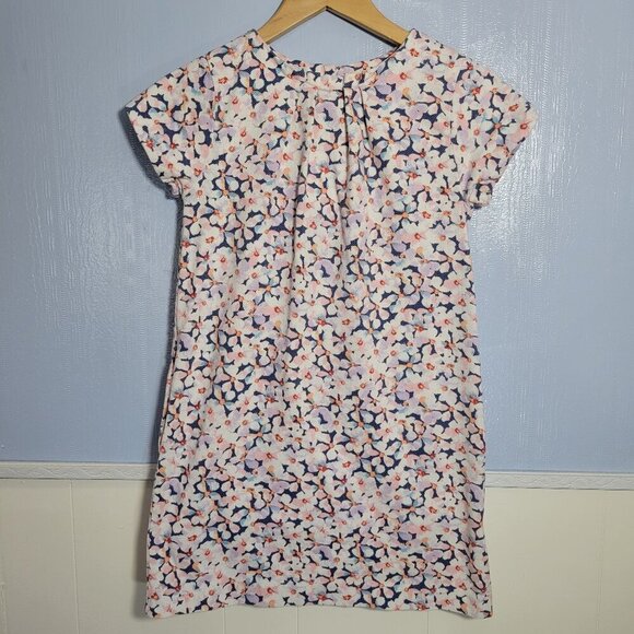 Lands' End Other - Lands' End Kids Size 10 Girls Youth Pink Floral Knee Length Cap Sleeve Dress